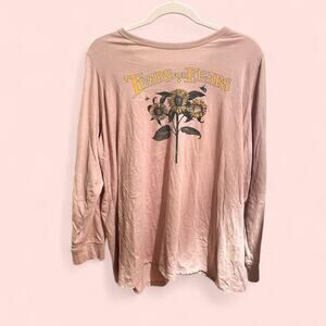 Tears for fears tan long sleeve band tee